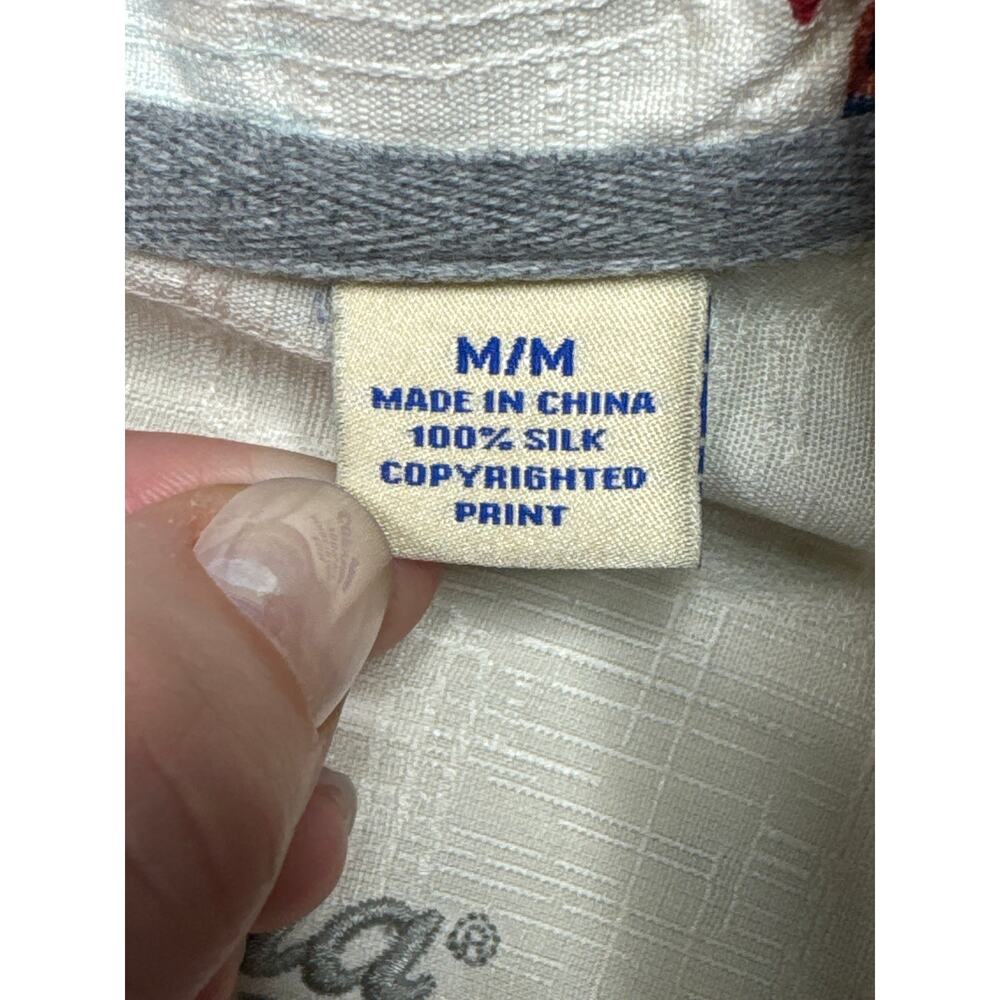 Tommy Bahama Men's Holiday Collection "Season's Greetings" Button Up Shirt - M - Picture 5 of 5